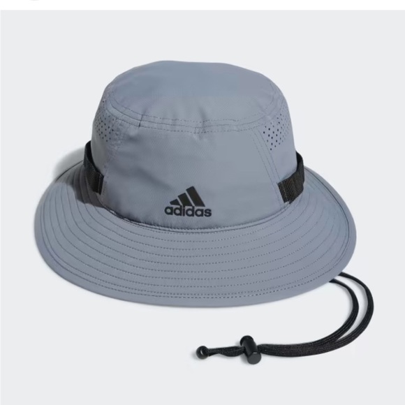 Adidas Gray Performance Bucket Hat - Picture 1 of 11